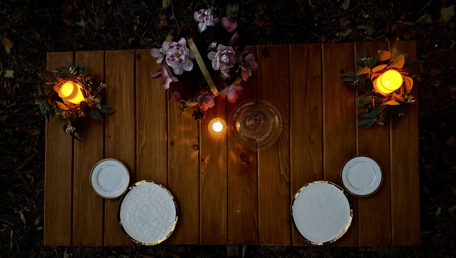 Blushing Garden picnic setup detail — Ready. Set. Picnic. Wichita