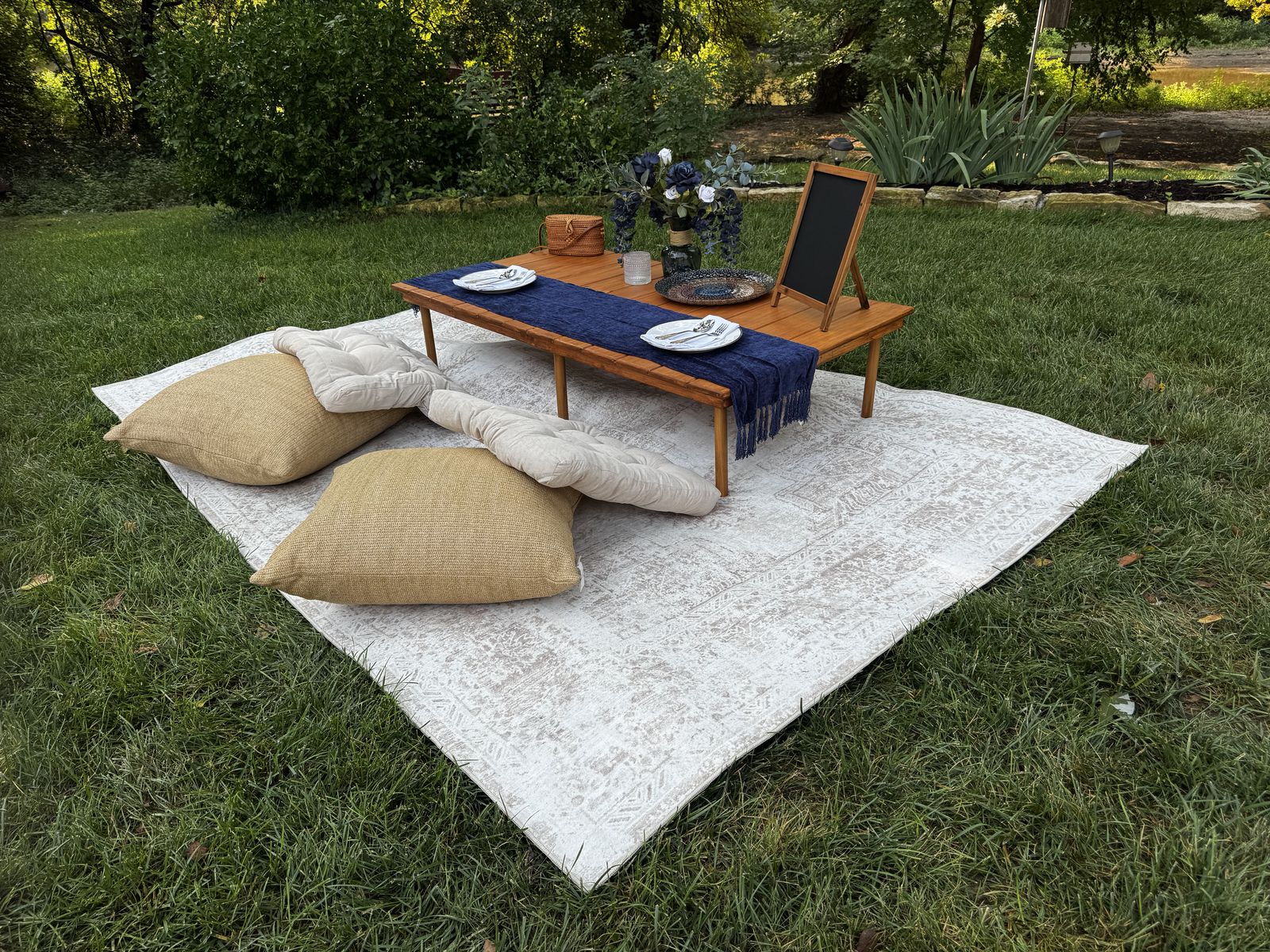 Table detail from a Ready. Set. Picnic. styled picnic in Wichita